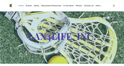 Desktop Screenshot of lax-4-life.org